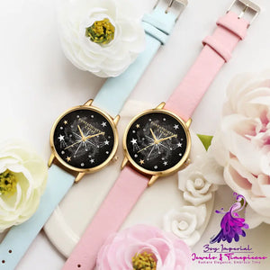 Starry Sky Female Watch Bracelet Set