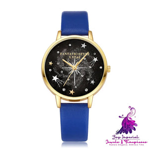 Starry Sky Female Watch Bracelet Set