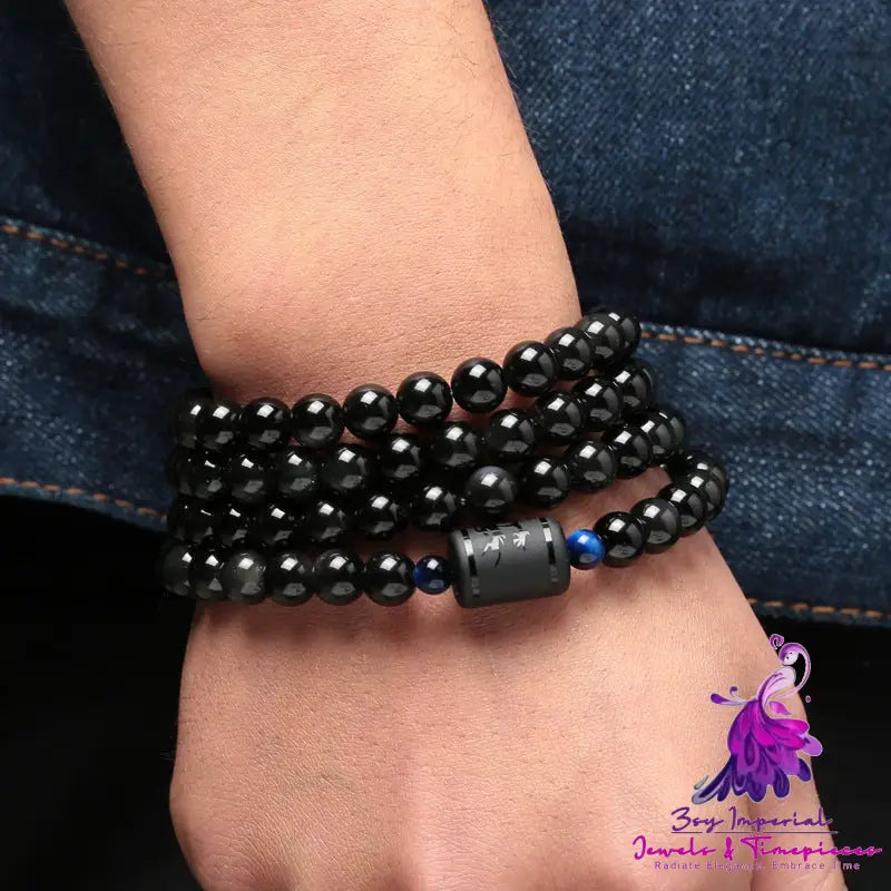 Korean Crystal Obsidian Bracelet