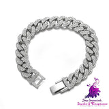 Full Diamond Cuban Bracelet