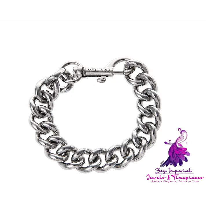 Thick Chain Hip Hop Bracelet