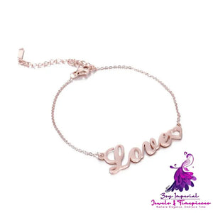 Personalized Stainless Steel Name Bracelet