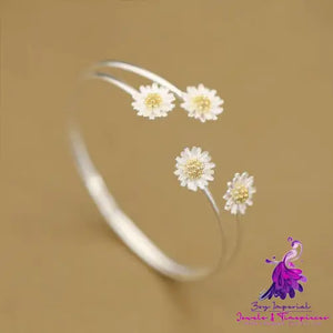 Wholesale Daisy Sterling Silver Bracelet