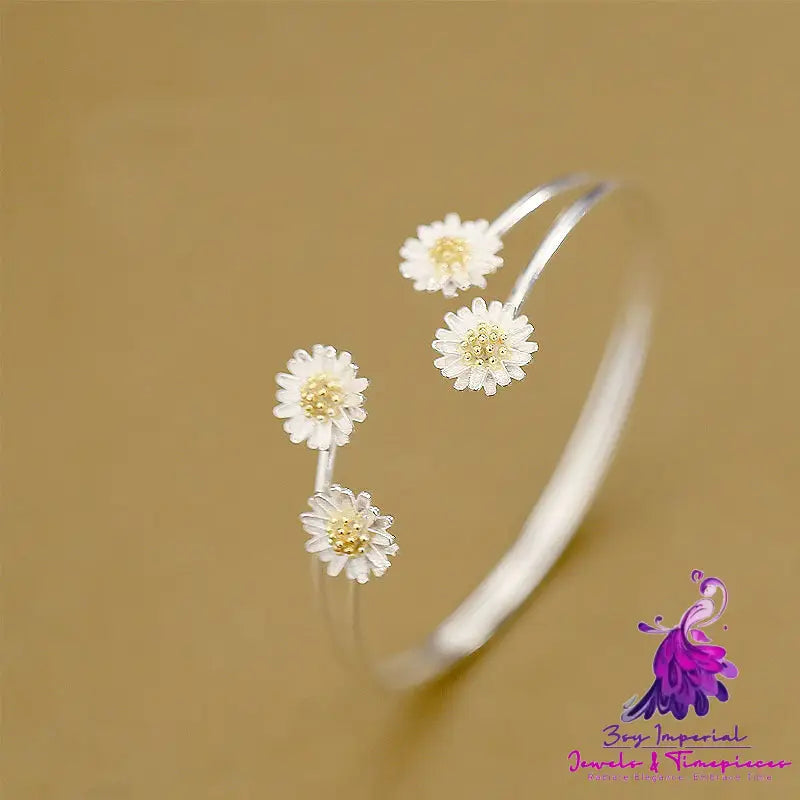 Wholesale Daisy Sterling Silver Bracelet