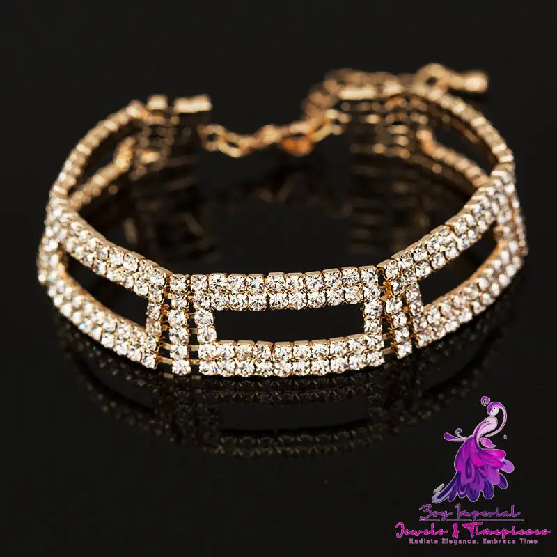 Diamond Electroplated Bracelet