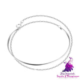 Double Layer Sterling Silver Bracelet