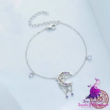 Sterling Silver Moon Dreamcatcher Bracelet