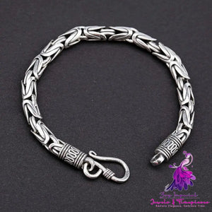 Silver Vintage Ethnic Style Bracelet