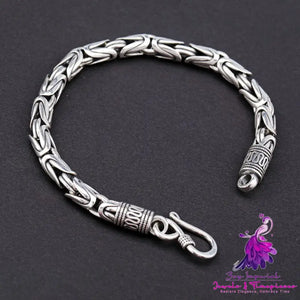 Silver Vintage Ethnic Style Bracelet