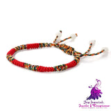 Retro Lucky Red Rope Bracelet