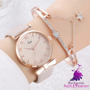 Fashionable Student Watch Set for Women