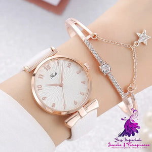 Fashionable Student Watch Set for Women