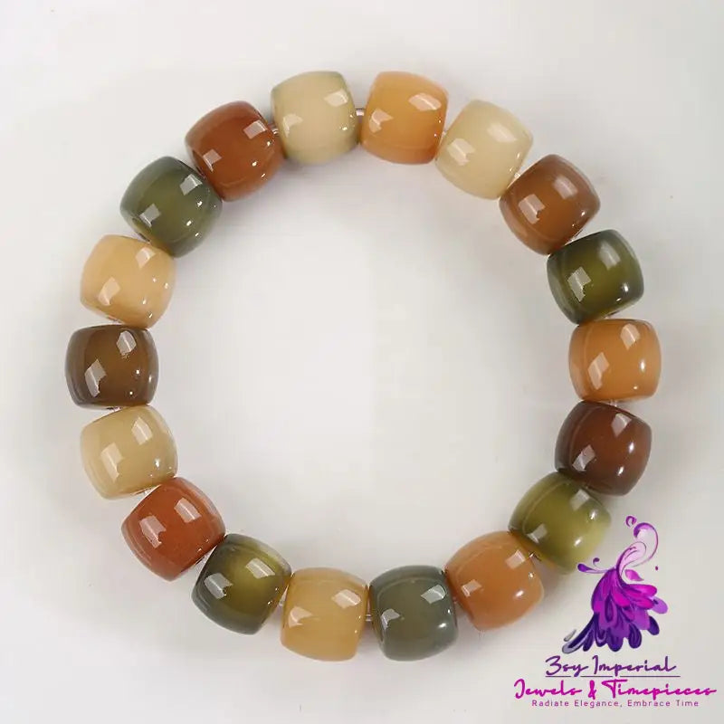 Straight Cut Weathered Bodhi Root Bracelet