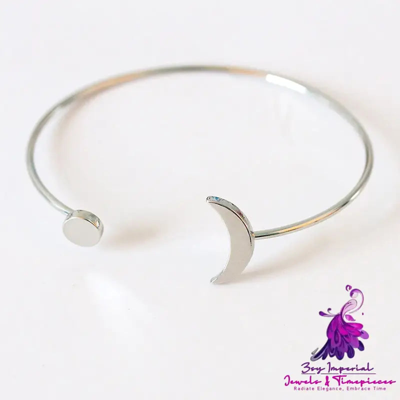 Sun Moon Opening Bracelet