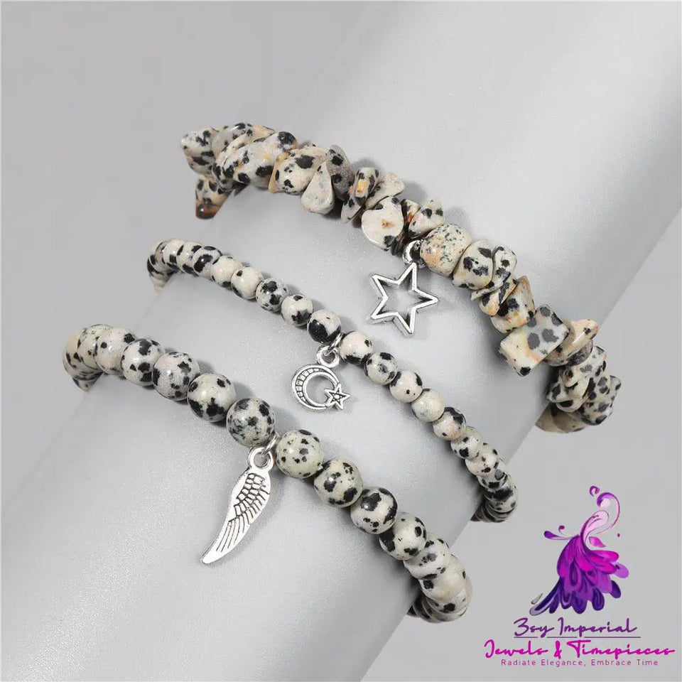 Natural Stone Elastic Bracelet Female