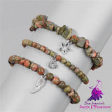 Natural Stone Elastic Bracelet Female