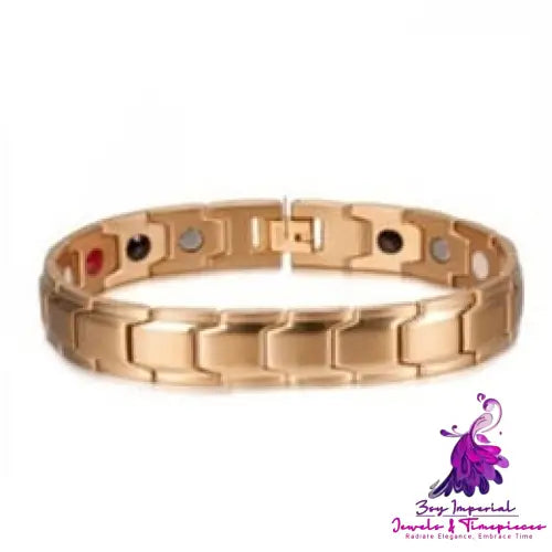 Silver Gold Bracelet for Men and Women