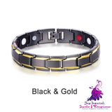 Silver Gold Bracelet for Men and Women