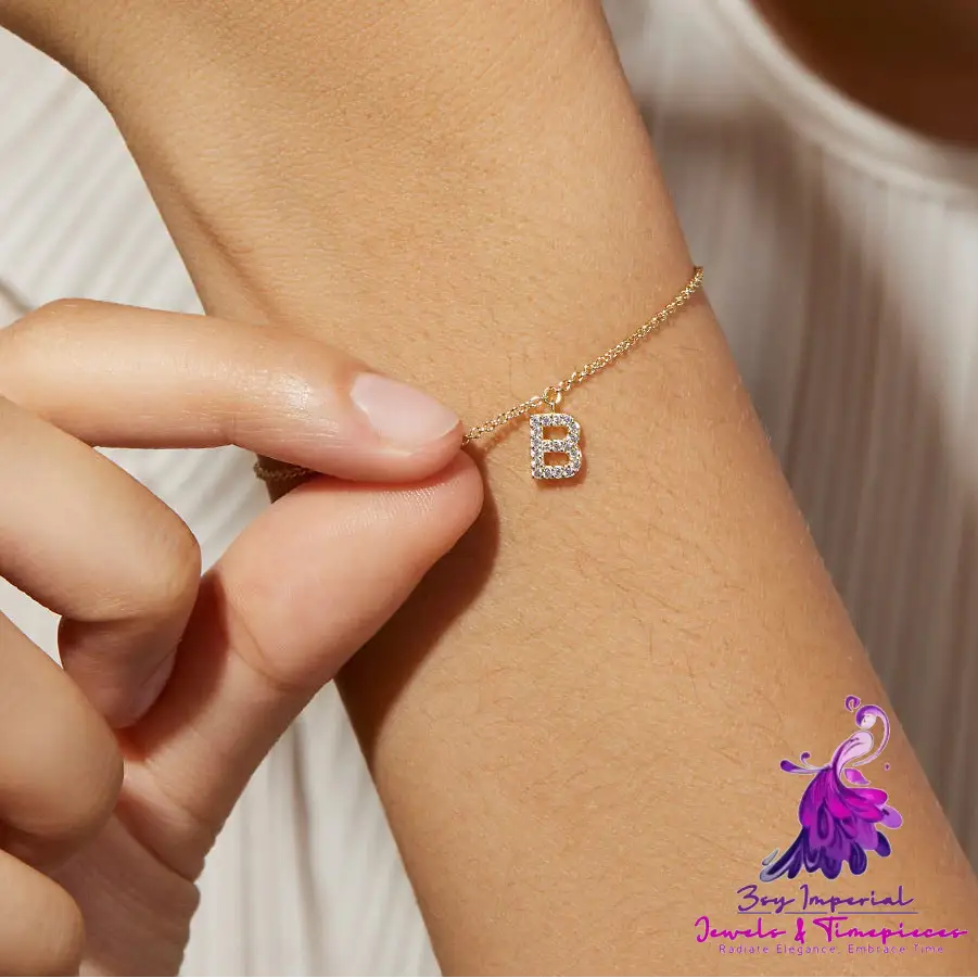 Fashion Simple Refined Zircon Bracelet