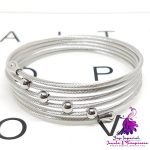 Women’s Stainless Steel Bracelet Hand Ornaments