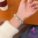 Pearl Love Bracelet Female Niche Design