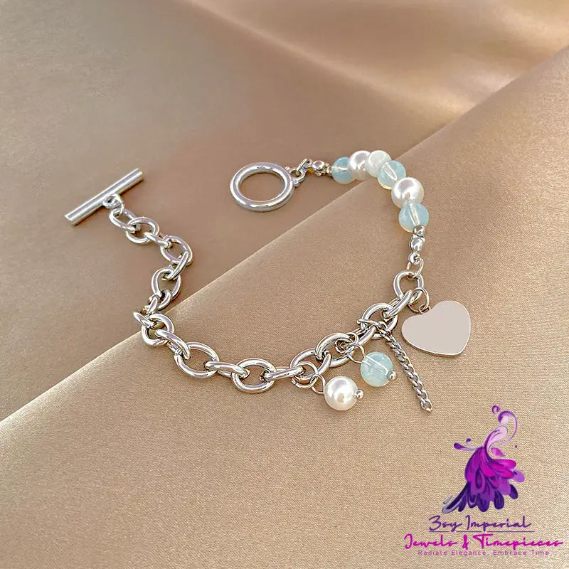 Pearl Love Bracelet Female Niche Design