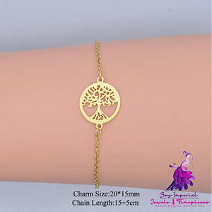 Geometric Tree Of Life Bracelet