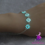 Glow-in-the-Dark Flower Bracelet