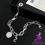 Retro Personality Bracelet Women’s Titanium Steel Bracelet