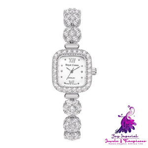 Bracelet Quartz Women’s Full Star Diamond Watch