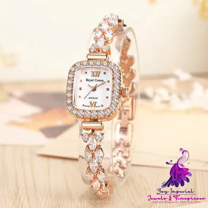 Bracelet Quartz Women’s Full Star Diamond Watch