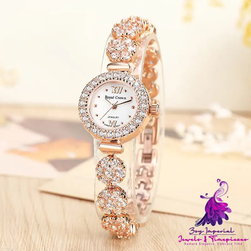 Bracelet Quartz Women’s Full Star Diamond Watch