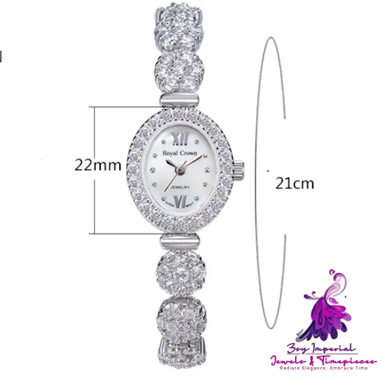 Bracelet Quartz Women’s Full Star Diamond Watch