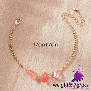 Women’s Fashion Temperament Irregular Natural Crushed Stone