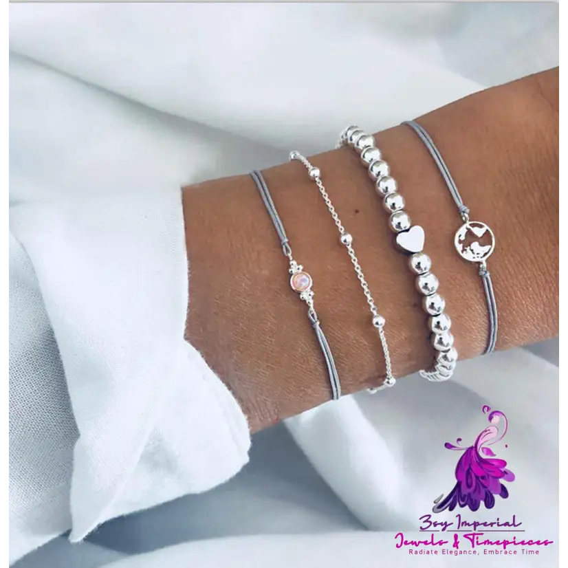 Love Map Bracelet Set