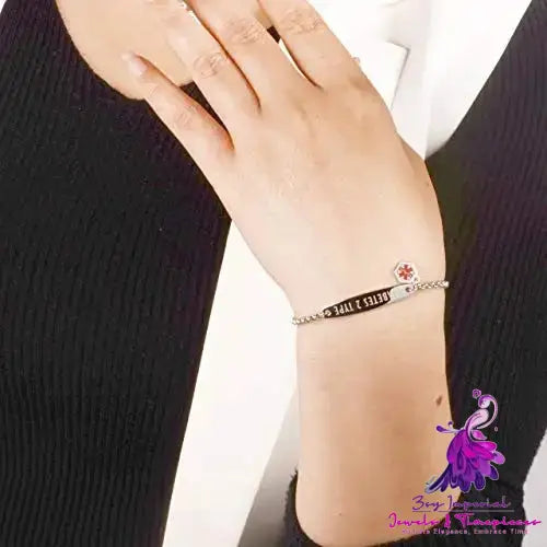 Stainless Steel Medical Bracelet For Men