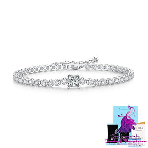 Inlay Moissanite Bracelet