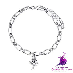 Roses Charm Bracelet