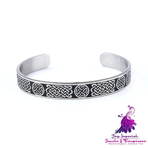 Personalized Viking Stainless Steel Bracelet