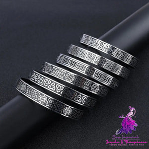 Personalized Viking Stainless Steel Bracelet