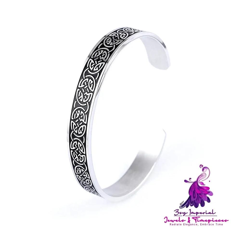 Personalized Viking Stainless Steel Bracelet