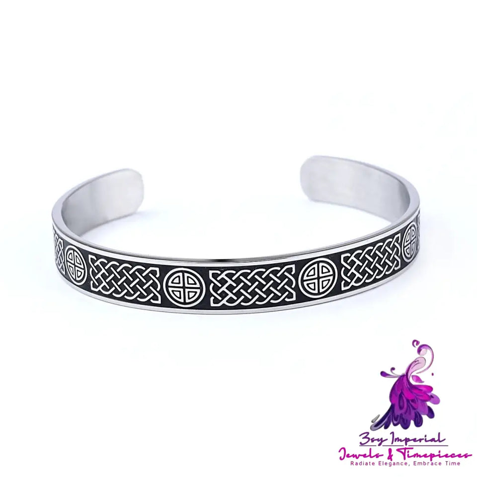 Personalized Viking Stainless Steel Bracelet