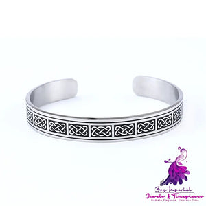 Personalized Viking Stainless Steel Bracelet