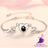 S925 Silver Simple Projection Bracelet