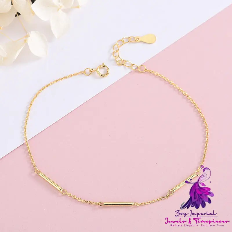 Smooth Round Tube Bracelet