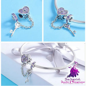 Sterling Silver Heart Spoon Bracelet