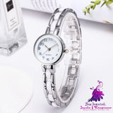 Simple Diamond-set Bracelet Watch