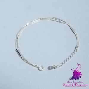 Sterling Silver Stick Bracelet