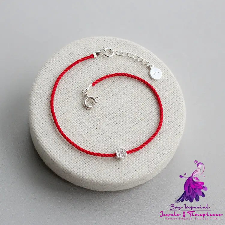 Zodiac Year Thin Red String Bracelet