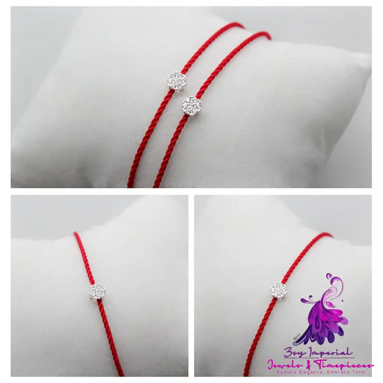 Zodiac Year Thin Red String Bracelet